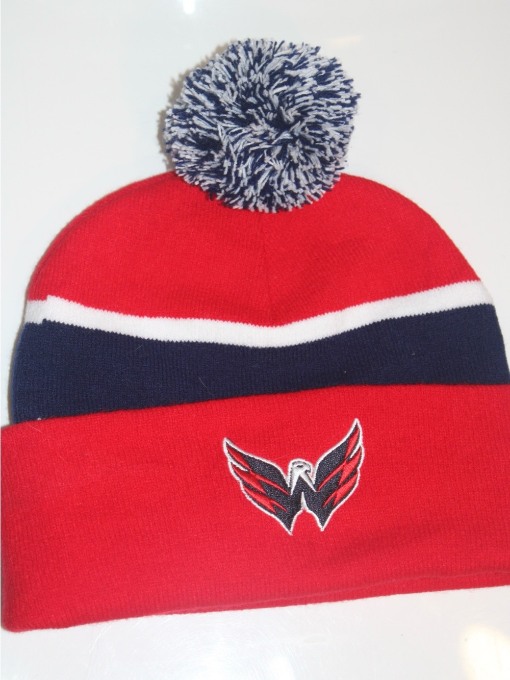 Fanatics Washington Capitals Youth Cuffed Winter Beanie Cap